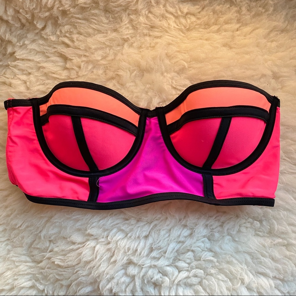 Neon Bikini Tube Top